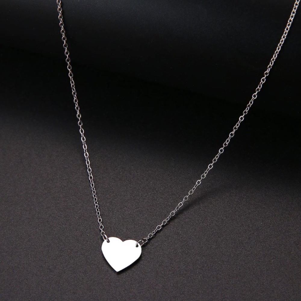 Stainless Steel Heart ❤️ Necklace